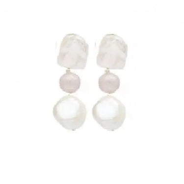 Chunky Pearl øreringe - Forgyldt fra Lush Lush Jewelry