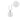 #TagMe rund J sølv m/kæde