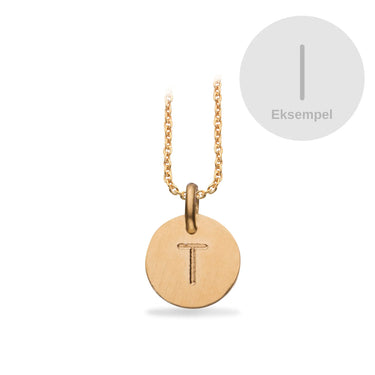 #TagMe halskæde m. I-vedhæng - Forgyldt fra Scrouples Jewellery
