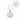 #TagMe rund K 13 mm sølv m/kæde fra Scrouples Jewellery