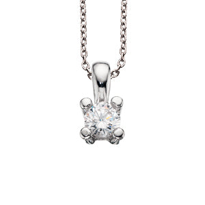 SoHo vedhæng m. zirkoner - Sølv fra Scrouples Jewellery