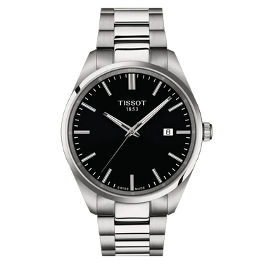 PR 100 T1504101105100 - Sølv/Sort fra Tissot