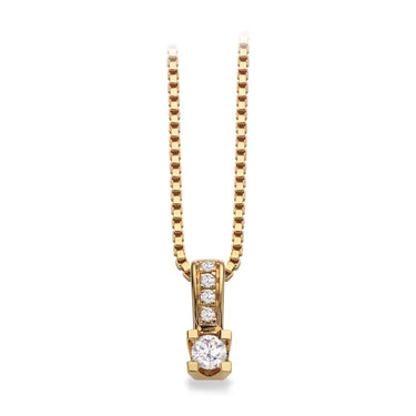 Kleopatra Queen Vedhæng m. 0,07 ct. H-W/SI - 14 kt. Guld fra Scrouples Kleopatra