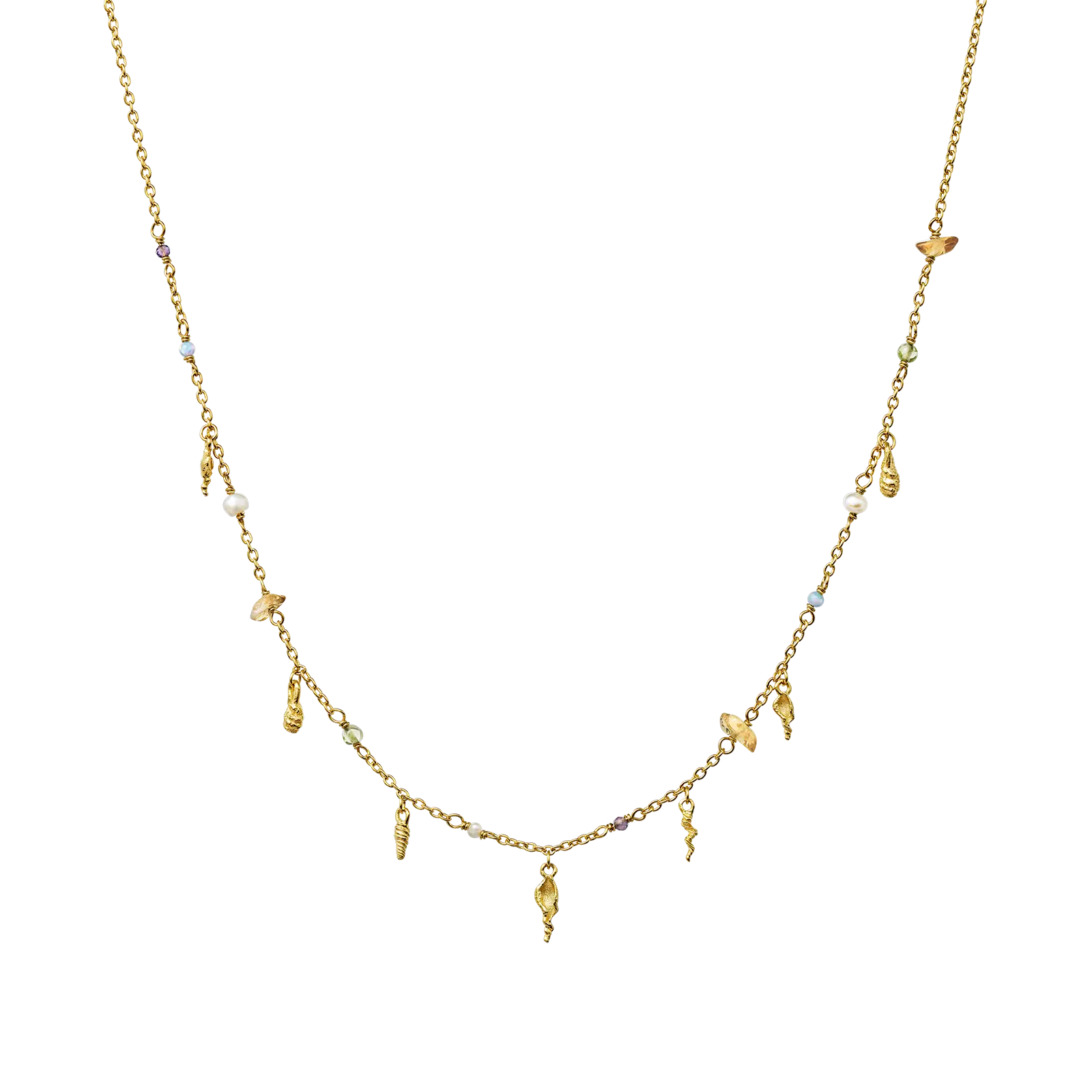Toutsi necklace - Forgyldt fra Maanesten