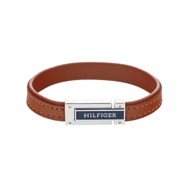 Flat Armbånd - Brun fra Tommy Hilfiger