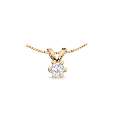 Vida Vedhæng 0,20 ct. - 8 kt. Guld fra Scrouples Vida