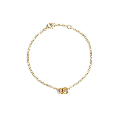 Circle Twin armbånd - Forgyldt fra Lush Lush Jewelry