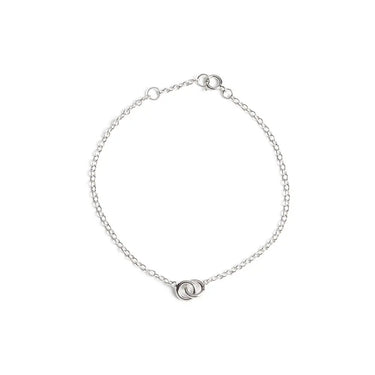 Circle Twin armbånd - Sølv fra Lush Lush Jewelry