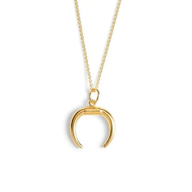 Horn halskæde - Forgyldt fra Lush Lush Jewelry