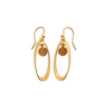 Victorian øreringe - Forgyldt fra Lush Lush Jewelry