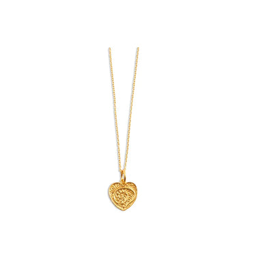 Victorian Heart halskæde - Forgyldt fra Lush Lush Jewelry