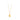 Chubby Drop halskæde - Sølv fra Lush Lush Jewelry