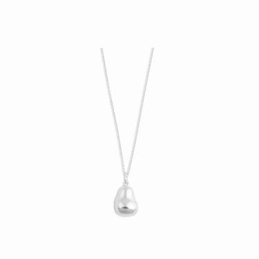 Chubby Drop halskæde - Sølv fra Lush Lush Jewelry