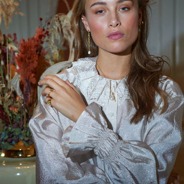 Venetian ørekæde - Forgyldt fra Lush Lush Jewelry