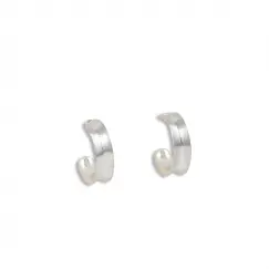 Chunky Mini creol - Sølv fra Lush Lush Jewelry