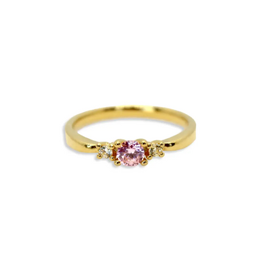 Rock Color ring - Forgyldt fra Lush Lush Jewelry