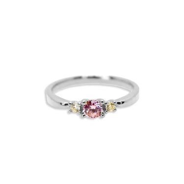 Rock Color ring - Sølv fra Lush Lush Jewelry