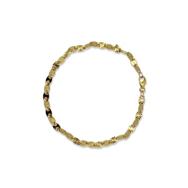 Twisted Thin armbånd - Forgyldt fra Lush Lush Jewelry