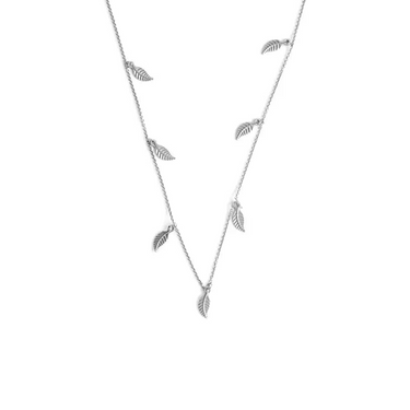 Small Leaf halskæde - Sølv fra Lush Lush Jewelry