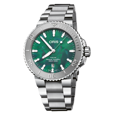 Aquis Date Bracenet 73377304137MB fra Oris