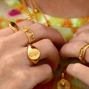 Anna Briand x Sistie ring (One Size) - Forgyldt fra Sistie