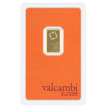 Guldbarre 2,5 gram Valcambi Suisse