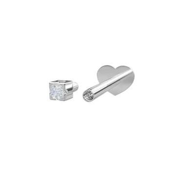 Piercing ørestik m. grab - Sølv fra Nordahl Pierce52