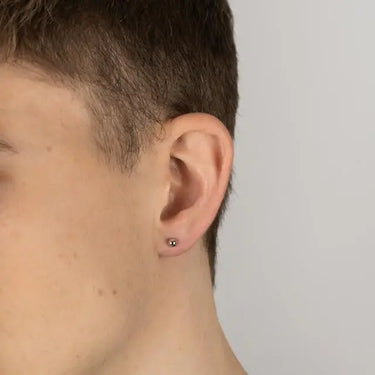 Kugleørestik 4 mm - Sølv fra Son Of Noa