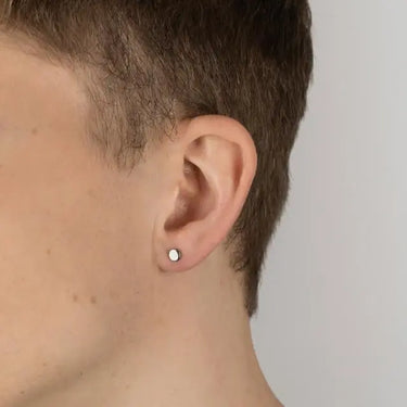 Pladeørestik 5 mm - Sølv fra Son Of Noa