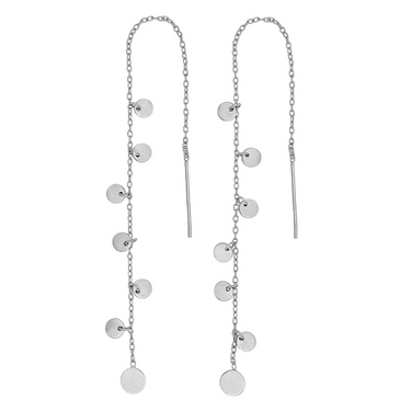 Disc øreringe - Sølv fra Nordahl Jewellery