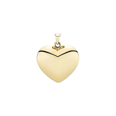 Hjerte vedhæng15x20 - 8 kt. fra Lund Copenhagen