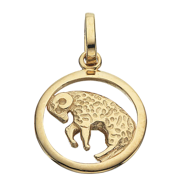 Stjernetegn Vædder - 8 kt. Guld fra Scrouples Jewellery
