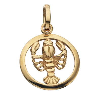 Stjernetegn Krebs - 8 kt. Guld fra Scrouples Jewellery