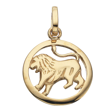 Stjernetegn Løve - 8 kt. Guld fra Scrouples Jewellery
