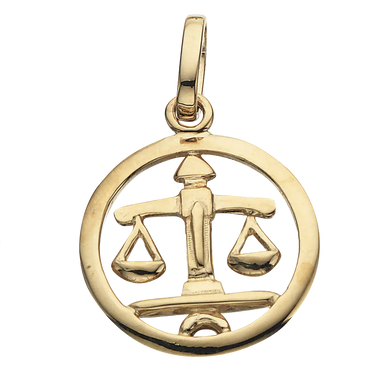 Stjernetegn Vægt - 8 kt. Guld fra Scrouples Jewellery