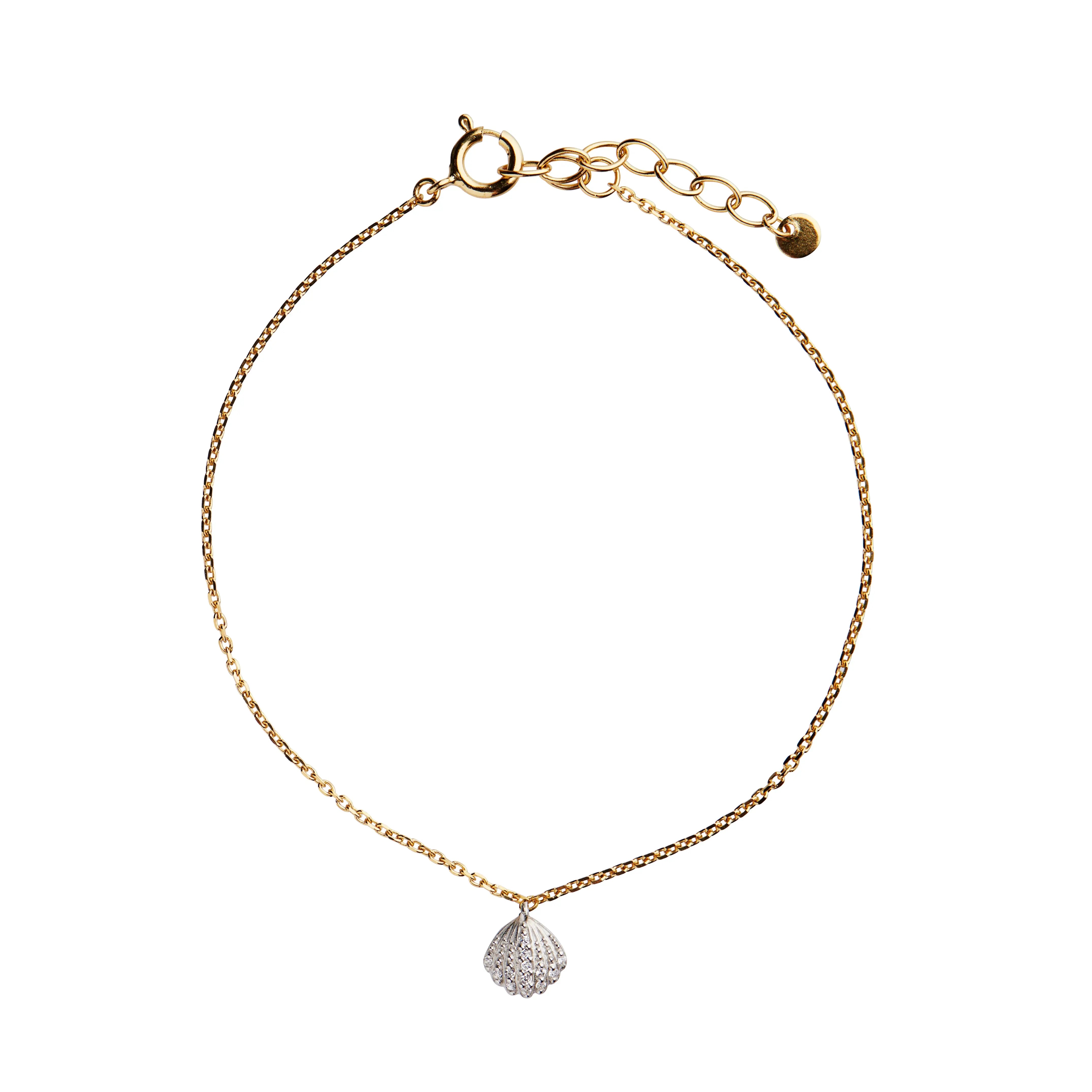tres petit vintage shell bracelet fra Stine A Jewelry