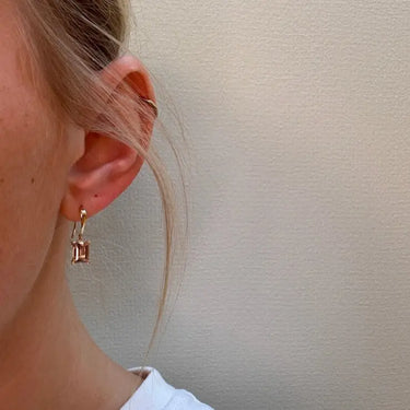 Paloma Øreringe - 8 kt. fra Mads Z White Label Guld