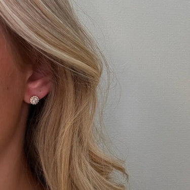Carmen Øreringe - 8 kt. fra Mads Z White Label Guld