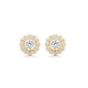 Carmen Øreringe - 8 kt. fra Mads Z White Label Guld