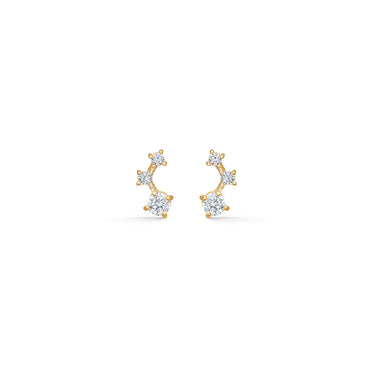 Pixie ørestik m. zirkonia - 8 kt. fra Mads Z White Label Guld
