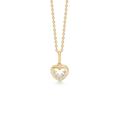 Cupid Vedhæng m. Zirkonia - 8 kt. Guld fra Mads Z White Label Guld