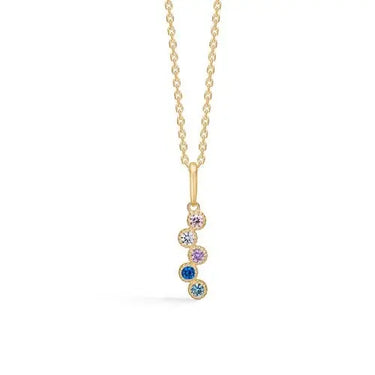 Dido colour vedhæng m. zirkonia - 8 kt. fra Mads Z White Label Guld