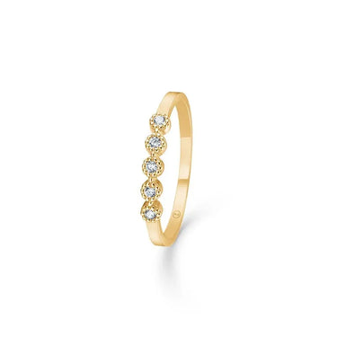 Dido ring - 8 kt. Guld fra Mads Z White Label Guld
