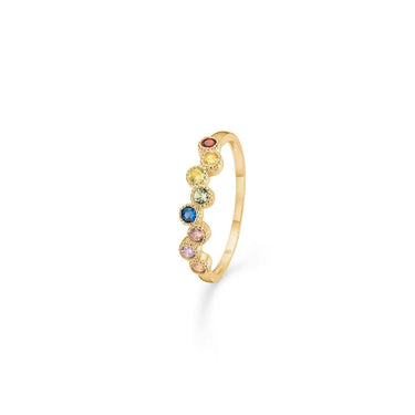 Dido colour ring - 8 kt. Guld fra Mads Z White Label Guld