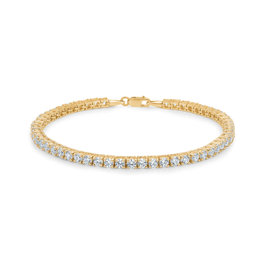Tennis Armbånd - 8 kt. Guld