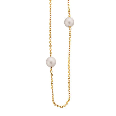 Armbånd m. ferskvandsperler - 8 kt. Guld fra Scrouples Jewellery