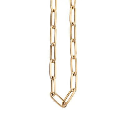 Armbånd long link - 8 kt. Guld fra Scrouples Jewellery