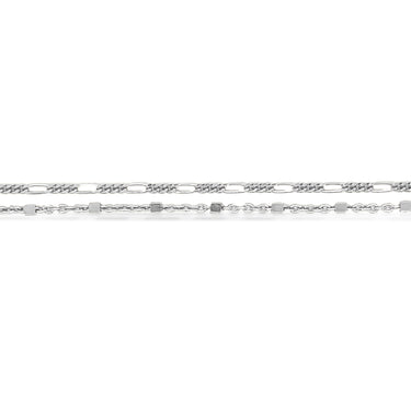 Ankelkæde m. dobbelt række - Sølv fra Scrouples Jewellery
