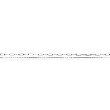 Ankelkæde Links/Rund Anker - Rhod. Sølv fra Scrouples Jewellery