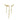 Pebbles Earclimber String - Forgyldt fra Bybiehl